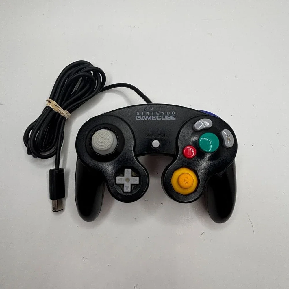 OEM Nintendo GameCube Black Wired GC Official Classic Controller DOL-003
